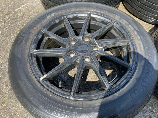 FOR HONDA CIVIC LIQUID METAL 16X7 ALLOY WHEEL RIM W/TIRE 22-25 (SET#4) # 108906