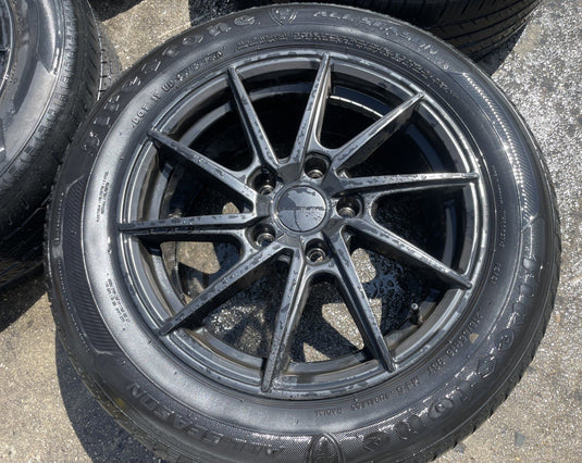 FOR HONDA CIVIC LIQUID METAL 16X7 ALLOY WHEEL RIM W/TIRE 22-25 (SET#4) # 108906