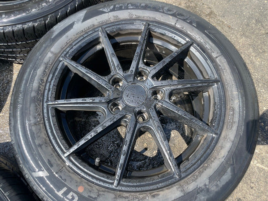 FOR HONDA CIVIC LIQUID METAL 16X7 ALLOY WHEEL RIM W/TIRE 22-25 (SET#4) # 108906
