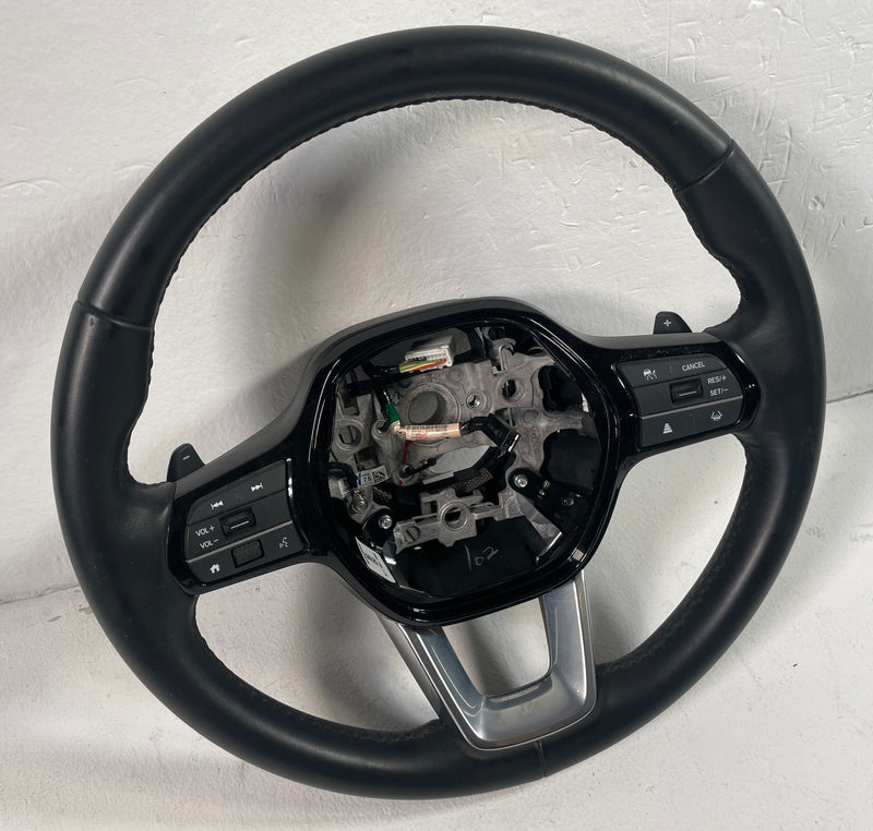 Load image into Gallery viewer, 2023-2025 HONDA PILOT STEERING WHEEL BLACK LEATHER W/ CONTROL SWITCHES # 105854
