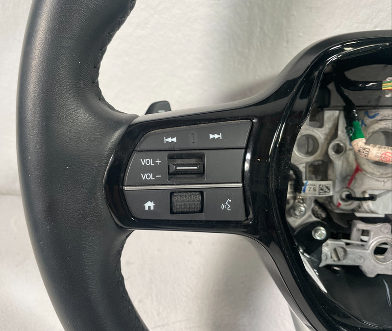 Load image into Gallery viewer, 2023-2025 HONDA PILOT STEERING WHEEL BLACK LEATHER W/ CONTROL SWITCHES # 105854
