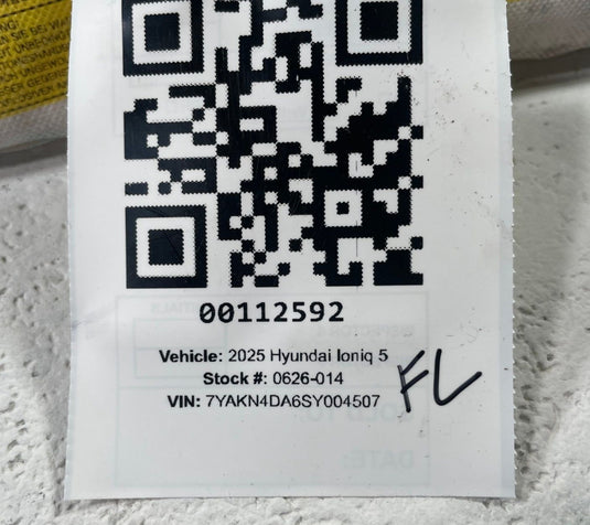 2022 - 2026 HYUNDAI IONIQ 5 FRONT LEFT DRIVER SIDE SEAT AIR BAG AIRBAG
