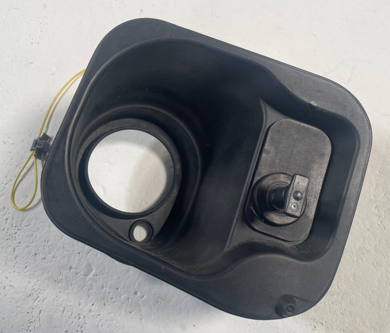 Load image into Gallery viewer, 25-26 ACURA ADX FUEL TANK DOOR LID FILLER POCKET HOUSING ADAPTER W/ LOCK #113937
