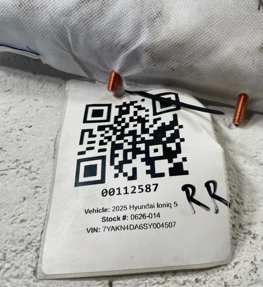 2025-2026 HYUNDAI IONIQ 5 REAR RIGHT PASSENGER SIDE SEAT AIRBAG AIR BAG