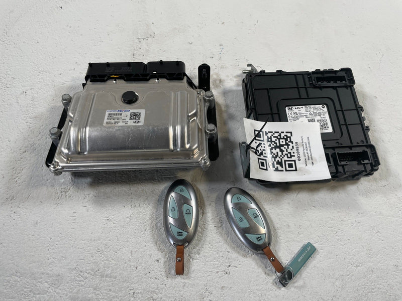 Load image into Gallery viewer, 23-25 HYUNDAI IONIQ 6 ENGINE &amp; BODY CONTROL MODULE ECM BCM W/ KEY FOB # 109839
