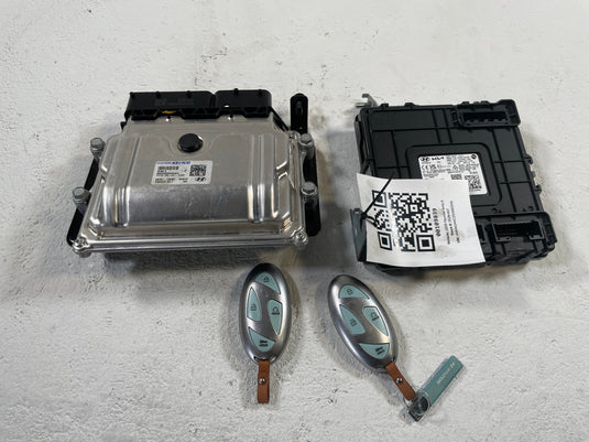 23-25 HYUNDAI IONIQ 6 ENGINE & BODY CONTROL MODULE ECM BCM W/ KEY FOB