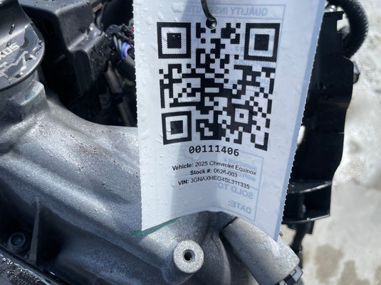 CHEVROLET EQUINOX FWD ENGINE MOTOR ASSEMBLY AUTO 1.5L 43K MILES 23-25