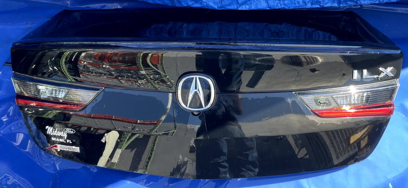 Load image into Gallery viewer, ACURA ILX REAR TRUNK LID DECK TAIL GATE TAILGATE BLACK (NH893P) 19-22 # 107084
