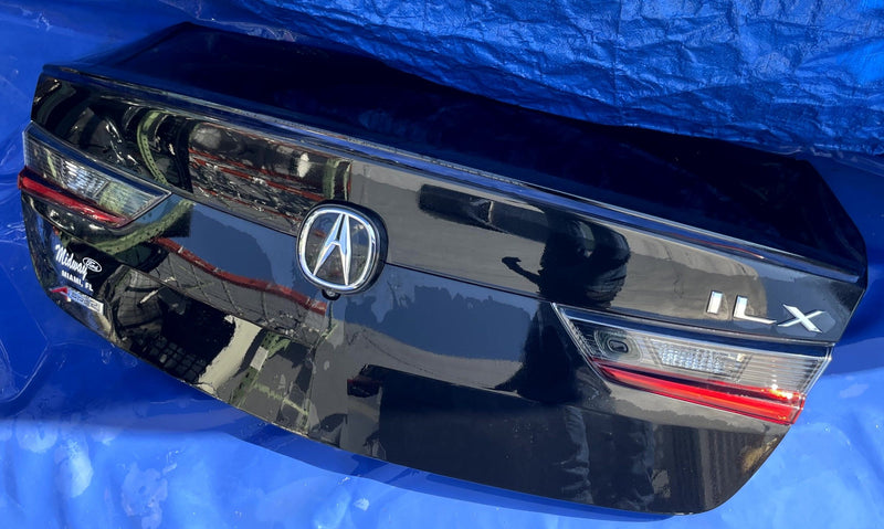Load image into Gallery viewer, ACURA ILX REAR TRUNK LID DECK TAIL GATE TAILGATE BLACK (NH893P) 19-22 # 107084
