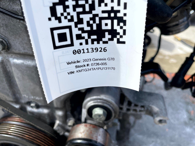 Load image into Gallery viewer, GENESIS G70 AWD AUTO ENGINE MOTOR ASSEMBLY AUTOMATIC 2.0L 2019-2023 # 113926
