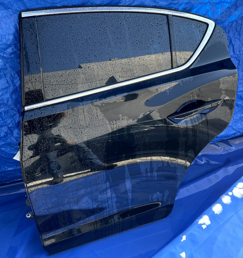Load image into Gallery viewer, ACURA ILX REAR LEFT DRIVER SIDE DOOR ASSEMBLY BLACK (NH893P) 2016-2022 # 107082
