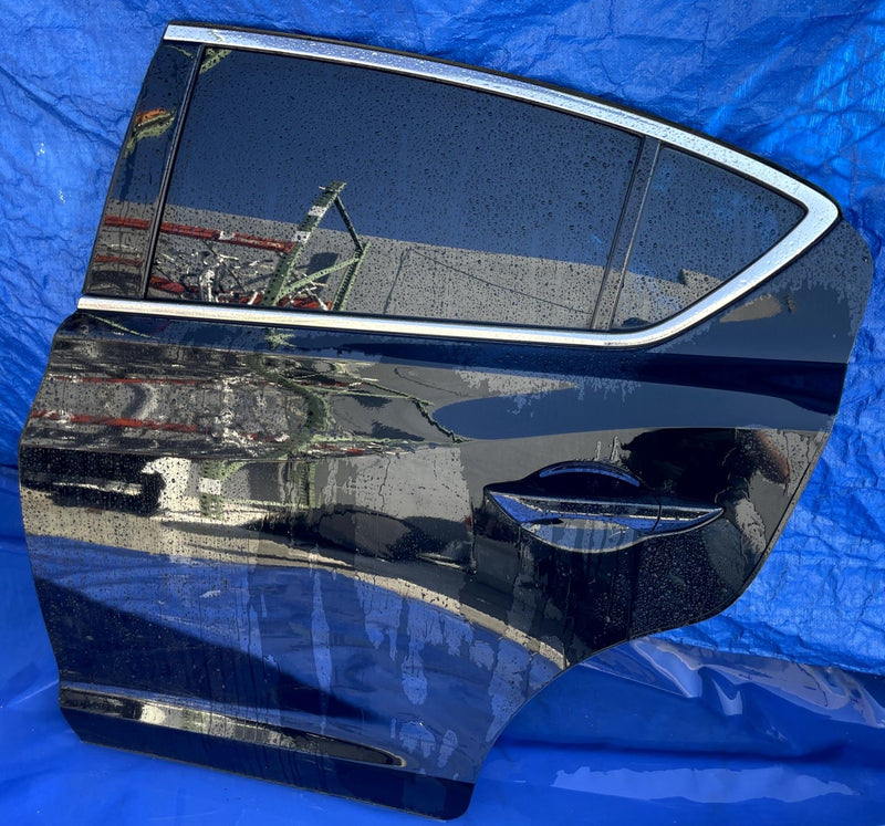 Load image into Gallery viewer, ACURA ILX REAR LEFT DRIVER SIDE DOOR ASSEMBLY BLACK (NH893P) 2016-2022 # 107082
