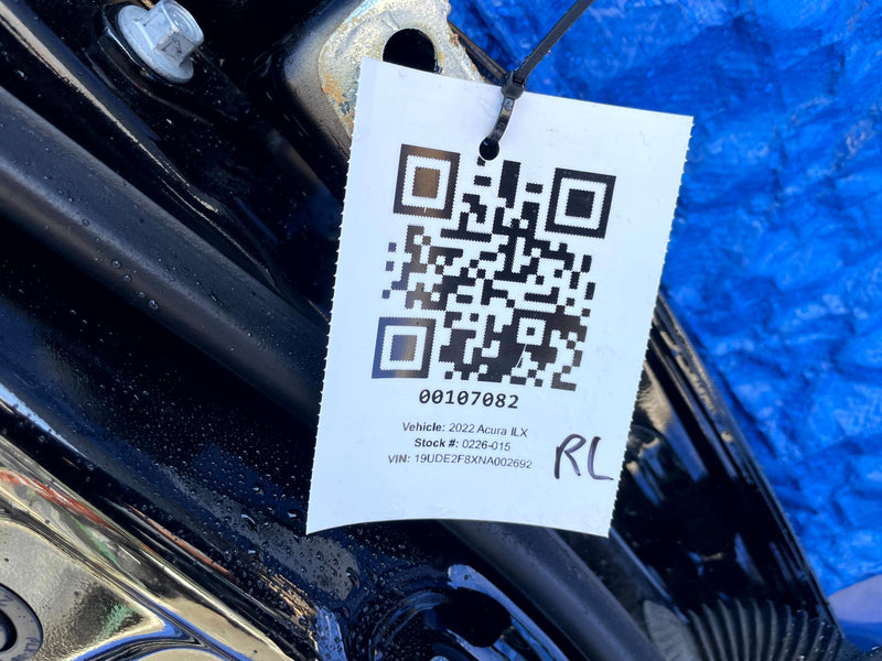 Load image into Gallery viewer, ACURA ILX REAR LEFT DRIVER SIDE DOOR ASSEMBLY BLACK (NH893P) 2016-2022 # 107082

