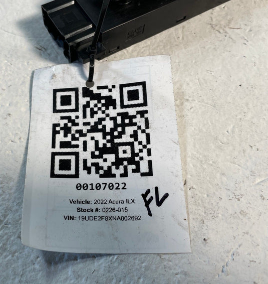 2013-2022 ACURA ILX FRONT LEFT SIDE SEAT ADJUSTMENT CONTROL SWITCH