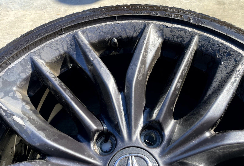 Load image into Gallery viewer, ACURA ILX 18x7-1/2 15 SPOKE CHARCOAL ALLOY WHEEL W/TIRE (ONLY#1) 19-22 # 107088

