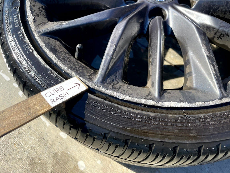 Load image into Gallery viewer, ACURA ILX 18x7-1/2 15 SPOKE CHARCOAL ALLOY WHEEL W/TIRE (ONLY#1) 19-22 # 107088
