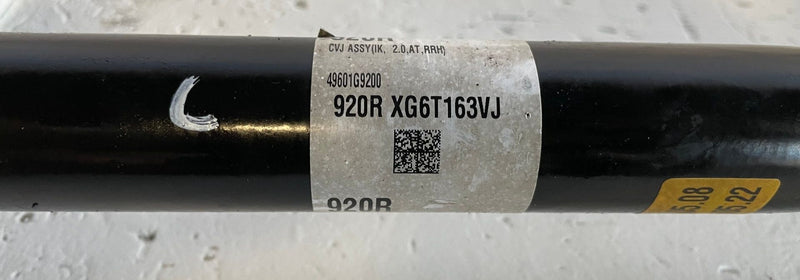 Load image into Gallery viewer, 19-26 GENESIS G70 REAR RIGHT PASSENGER SIDE AXLE SHAFT 49601-G9200 2.0L # 113904
