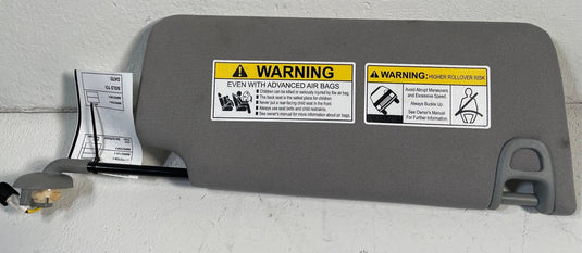 2025-2026 ACURA ADX FRONT LEFT DRIVER SIDE SUN VISOR SUNVISOR GREY