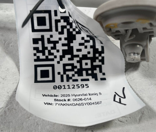 2025-2026 HYUNDAI IONIQ 5 FRONT LEFT DRIVER SIDE SUN VISOR SUNVISOR GRAY