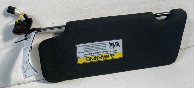Load image into Gallery viewer, 2016-2022 ACURA ILX FRONT RIGHT PASSENGER SIDE SUNVISOR SUN VISOR BLACK # 106976
