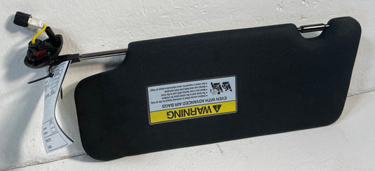 2016-2022 ACURA ILX FRONT RIGHT PASSENGER SIDE SUNVISOR SUN VISOR BLACK