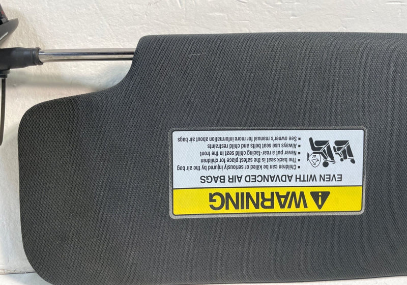 Load image into Gallery viewer, 2016-2022 ACURA ILX FRONT RIGHT PASSENGER SIDE SUNVISOR SUN VISOR BLACK # 106976
