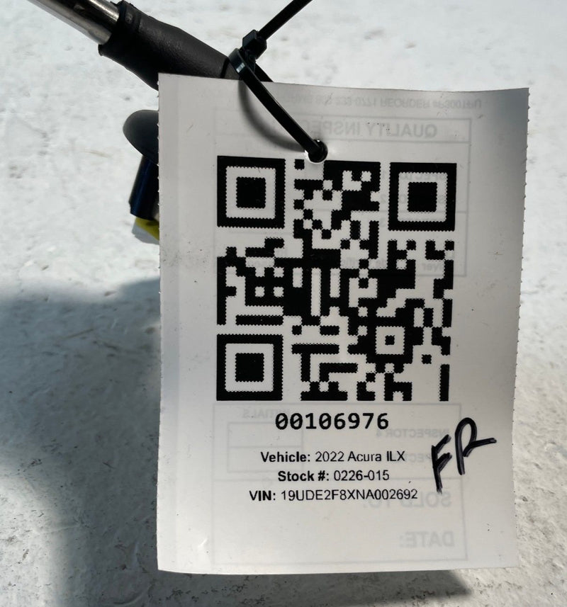 Load image into Gallery viewer, 2016-2022 ACURA ILX FRONT RIGHT PASSENGER SIDE SUNVISOR SUN VISOR BLACK # 106976
