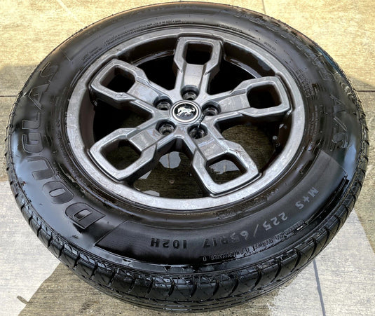 FORD BRONCO SPORT 17x7J ET37.5 5 SPOKE ALLOY WHEEL RIM W/TIRE 2021-2025