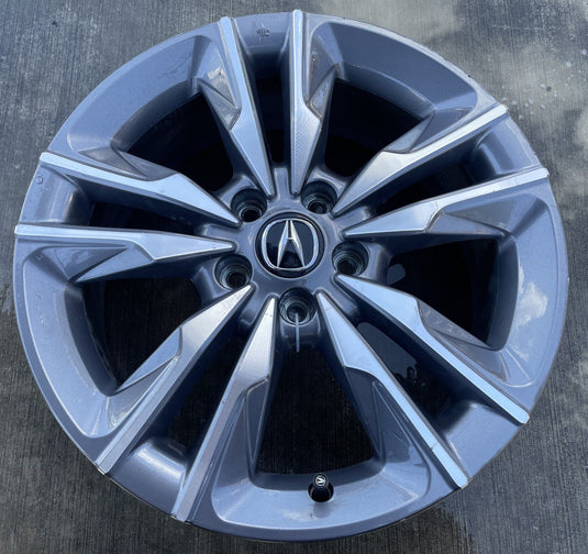 ACURA ADX 18X7 5 DOUBLE SPOKE GRAY METALLIC ALLOY WHEEL RIM 2025-2026