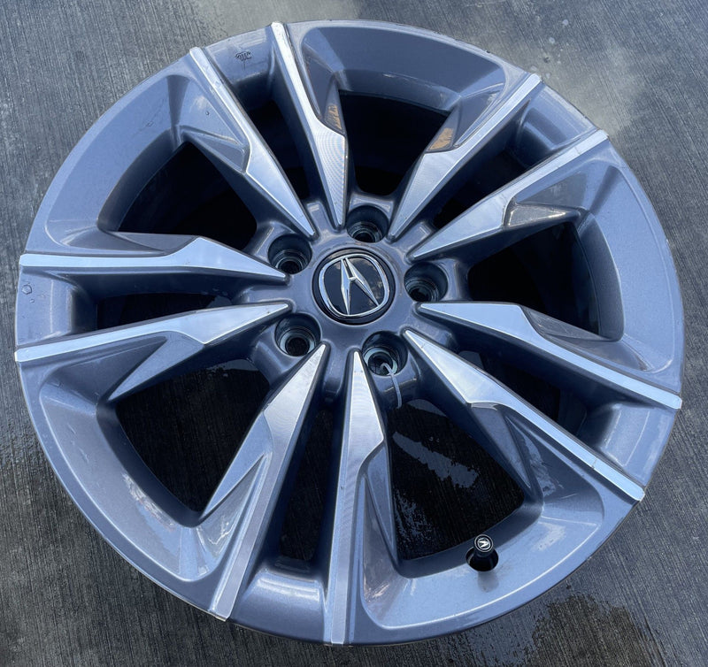 Load image into Gallery viewer, ACURA ADX 18X7 5 DOUBLE SPOKE GRAY METALLIC ALLOY WHEEL RIM 2025-2026 # 114037
