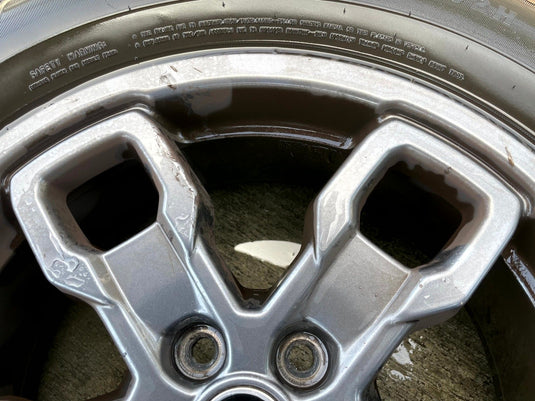 FORD BRONCO SPORT 17x7J ET37.5 5 SPOKE ALLOY WHEEL RIM W/TIRE 2021-2025