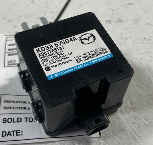 2013 - 2025 MAZDA CX-5 KEYLESS ENTRY RECEIVER CONTROL MODULE KD33675D4A