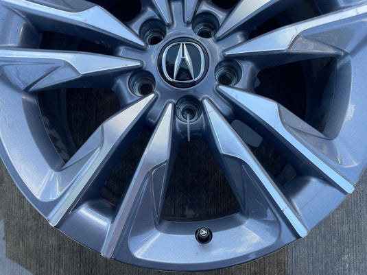 ACURA ADX 18X7 5 DOUBLE SPOKE GRAY METALLIC ALLOY WHEEL RIM 2025-2026