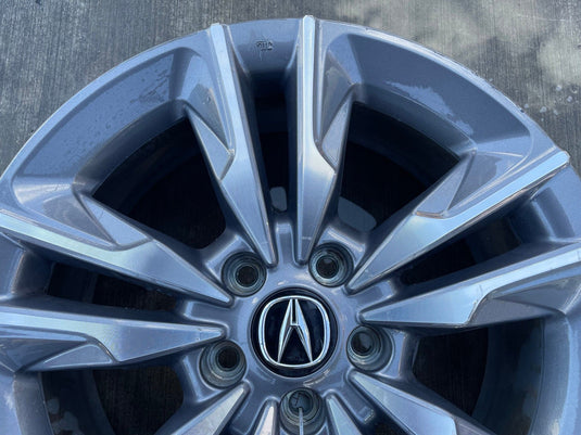 ACURA ADX 18X7 5 DOUBLE SPOKE GRAY METALLIC ALLOY WHEEL RIM 2025-2026