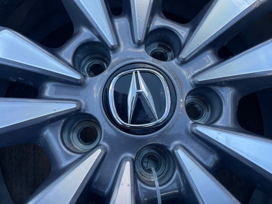 ACURA ADX 18X7 5 DOUBLE SPOKE GRAY METALLIC ALLOY WHEEL RIM 2025-2026