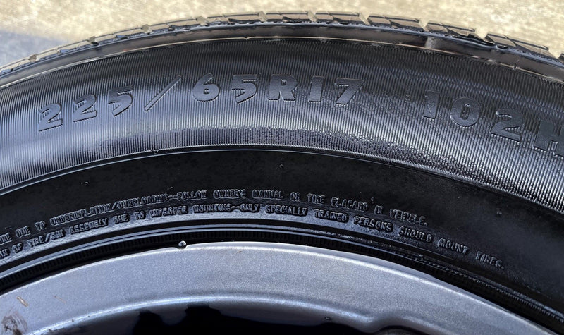 Load image into Gallery viewer, FORD BRONCO SPORT 17x7J ET37.5 5 SPOKE ALLOY WHEEL RIM W/TIRE 2021-2025 # 111621
