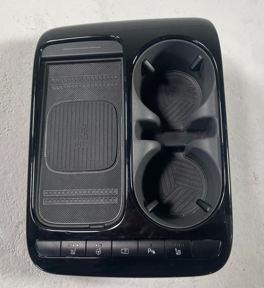25-26 HYUNDAI IONIQ 5 FRONT CENTER CONSOLE CUP HOLDER TRIM PANEL BLACK