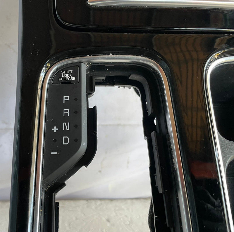 Load image into Gallery viewer, 2020-22 KIA TELLURIDE FRONT CENTER CONSOLE CUP HOLDER W/ SWITCHES # 107164
