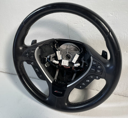 2019-2022 ACURA ILX FRONT STEERING COLUMN WHEEL LEATHER W/ SWITCH BUTTON