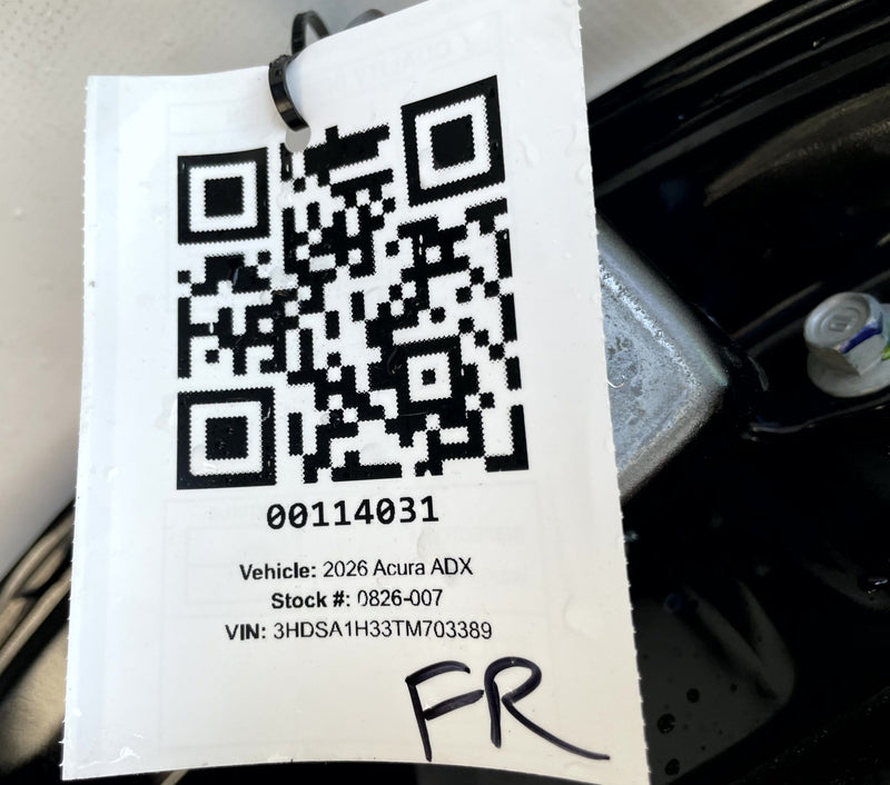 Load image into Gallery viewer, ACURA ADX FRONT RIGHT SIDE DOOR SHELL ASSEMBLY BLACK (NH731P) 2025-2026 # 114031
