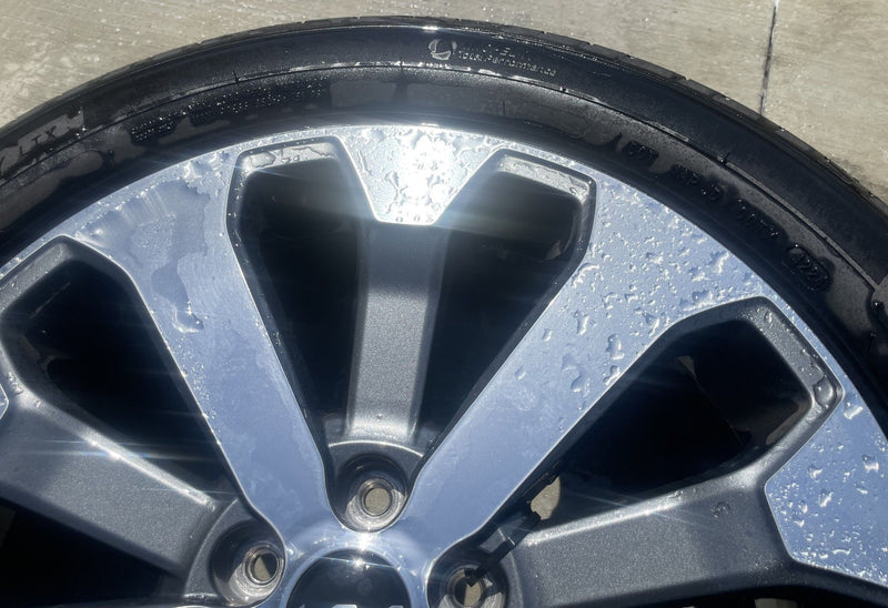 Load image into Gallery viewer, KIA TELLURIDE EX 20x7-1/2 10 SPOKE ALLOY WHEEL W/TIRE (ONLY#1) 2020-2022 #107204
