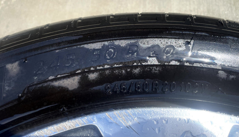 Load image into Gallery viewer, KIA TELLURIDE EX 20x7-1/2 10 SPOKE ALLOY WHEEL W/TIRE (ONLY#1) 2020-2022 #107202
