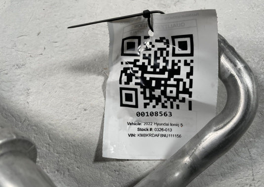 2022-2025 HYUNDAI IONIQ 5 AC AIR CONDITIONING SUCTION PIPE LINE TUBE