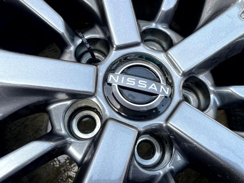 Load image into Gallery viewer, NISSAN ROGUE S 17x7-1/2 15 SPOKE SILVER ALLOY WHEEL RIM W/TIRE 2021-2025 #111705
