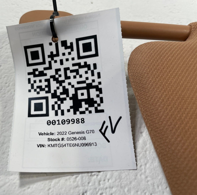 Load image into Gallery viewer, 2019 - 2025 GENESIS G70 FRONT LEFT DRIVER SIDE SUNVISOR SUN VISOR # 109988
