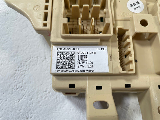 2022 GENESIS G70 DASH CABIN FUSE RELAY JUNCTION BLOCK BOX 91953-G9230