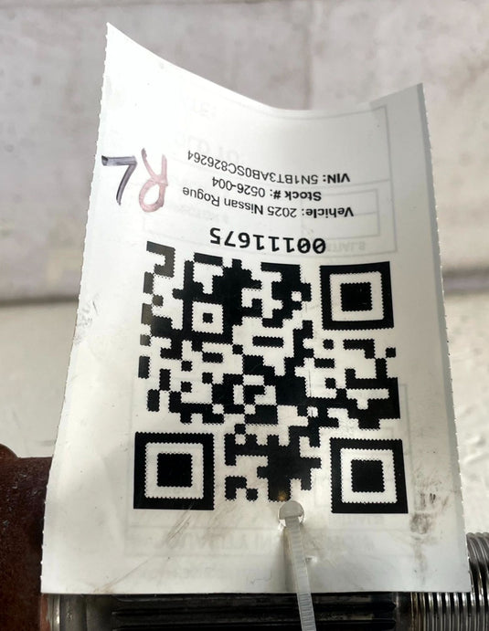 2021 - 2025 NISSAN ROGUE REAR RIGHT OR LEFT SIDE AXLE SHAFT HALFSHAFT