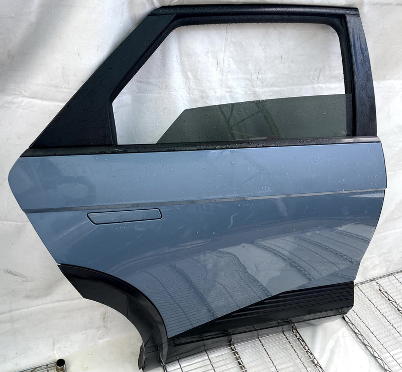 Load image into Gallery viewer, HYUNDAI IONIQ 5 REAR RIGHT SIDE DOOR SHELL ASSEMBLY BLUE (U3P) 2022-2024 #114100
