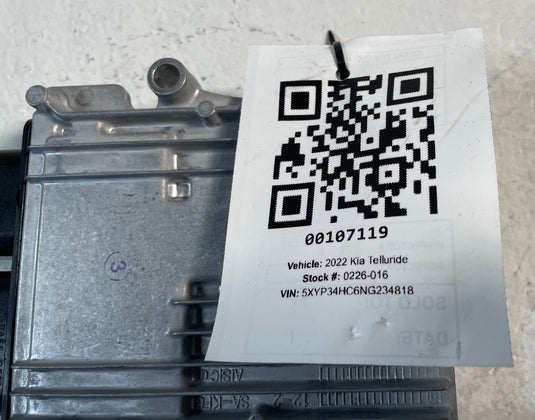 2020 - 2022 KIA TELLURIDE FWD AUTOMATIC TRANSMISSION CONTROL MODULE