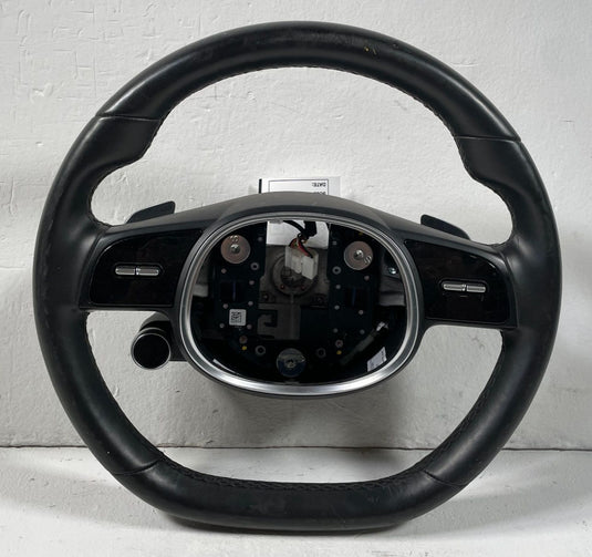 2022-2024 HYUNDAI IONIQ 5 STEERING COLUMN WHEEL LEATHER W/ SWITCH BLACK